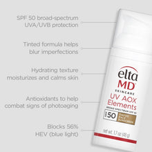 Load image into Gallery viewer, EltaMD UV AOX Elements TINTED Broad Spectrum SPF 50